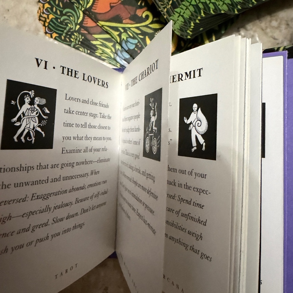 Mini Tarot Card Deck Complete Kit w/ Guidebook – Running Press Mega Mini Kit Set - Picture 2 of 8